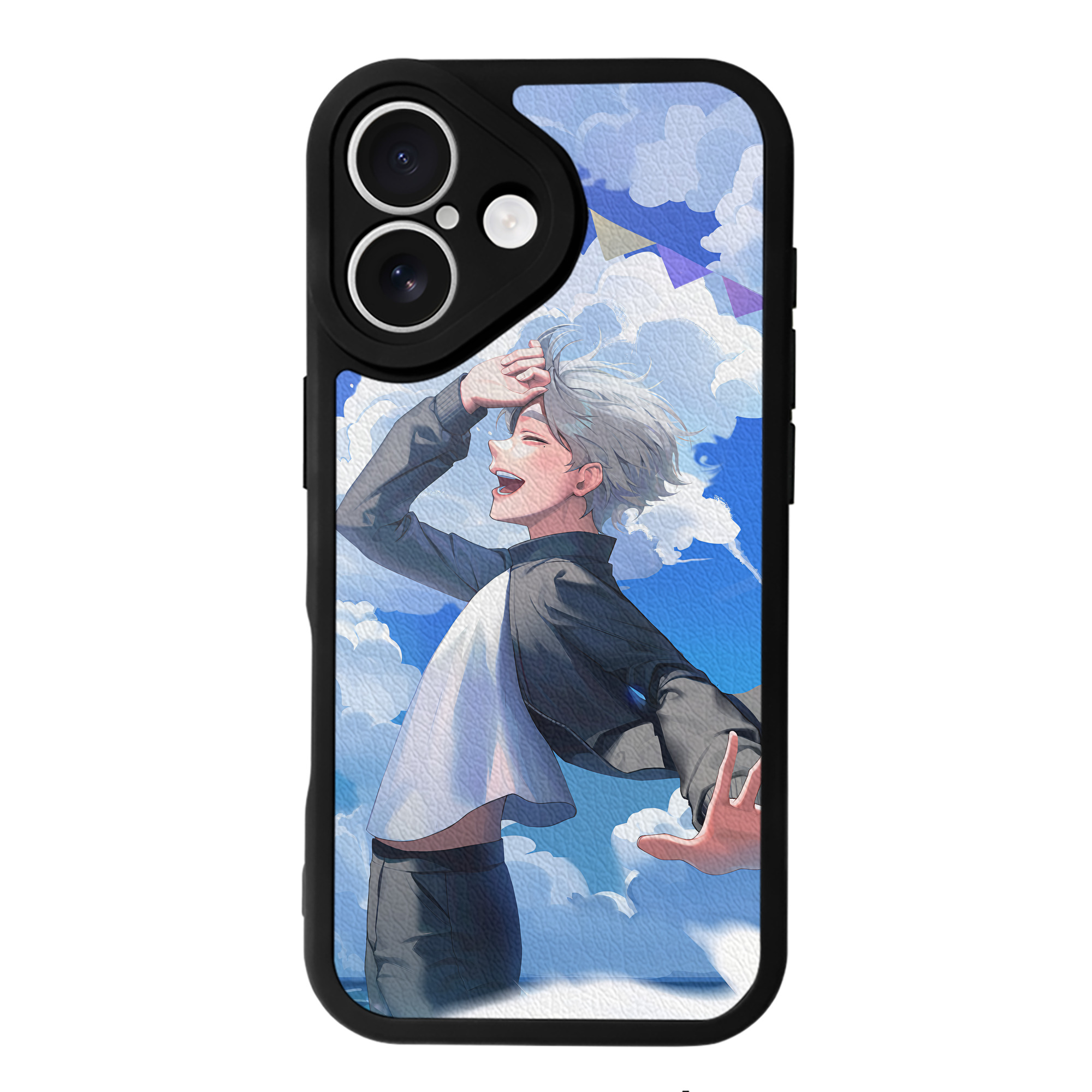 （画像用） ハイキュー!! Haikyu!! 【iPhone 16シリーズ対応】シリコンスマホケース（レザー調） 材質：シリコン